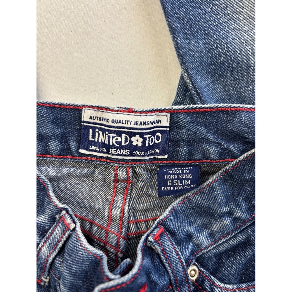 Vintage girls limited too jeans size 6 slim - Picture 2 of 6
